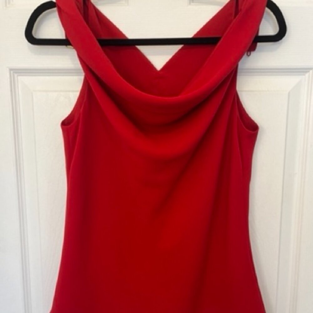 Ted Baker London Red Sleeveless Blouse
